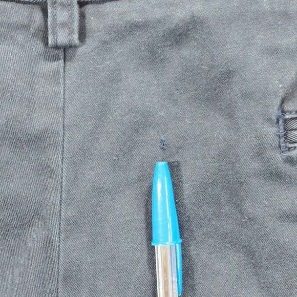 Polo Ralph Lauren Chino Shorts Mens 42T Navy Blue Pleated Front Cotton Casual - Picture 6 of 10